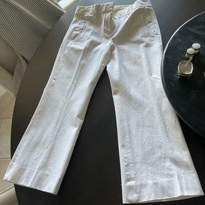 J crew teddie pant in white